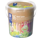Staedtler kleurpotlood Buddy 3-in-1, emmertje van 36 stuks in geassorteerde kleuren