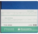 Exacompta purchase forms with VAT, size 27 x 32 cm, French