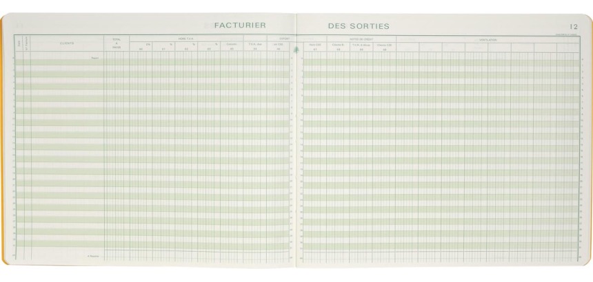 Exacompta formulieren verkoop met BTW, ft 27 x 32 cm, Franstalig