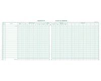 Exacompta register verkoop, ft 27 x 32 cm, Nederlandstalig