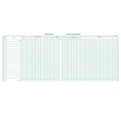 Exacompta register verkoop, ft 27 x 32 cm, Nederlandstalig