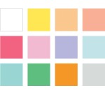 Staedtler hexagonal pastel colored pencil, cardboard case of 12 pieces