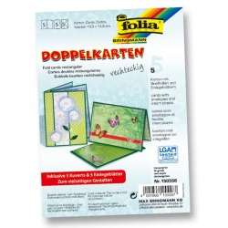 Folia Wenskaarten ft 10,5 x 15 cm, groen