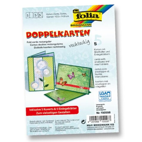 Kit de cartes pliantes, 105 x 150 mm