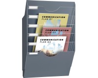 ReCeption by CEP présentoir mural avec 5 compartiments, gris