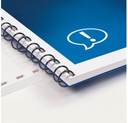 Peigne à relier métal WireBind, A4, 21 boucles, 14 mm