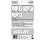 Command crochet pour l'extérieur, medium, capacité 900 g, transparent, blister de 2 pièces