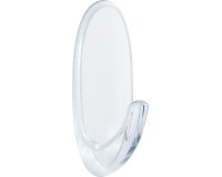 Command decohaak voor buiten, medium, draagvermogen 900 gram, transparant, blister van 2 stuks