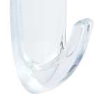 Command crochet pour l'extérieur, medium, capacité 900 g, transparent, blister de 2 pièces