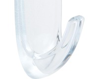 Command crochet pour l'extérieur, medium, capacité 900 g, transparent, blister de 2 pièces