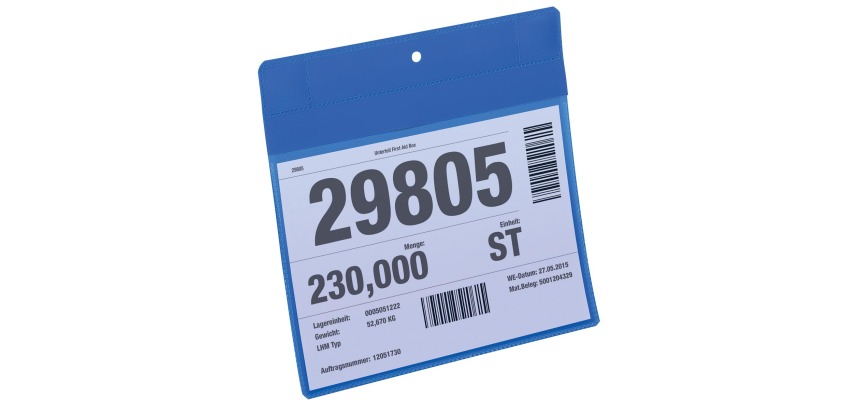 Durable document holder A5+, magnetic, horizontal, pack of 10 pieces