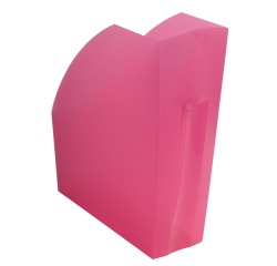 Classeur-à-revues THE MAGAZINE - Framboise translucide