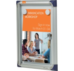 Nobo vitrine vitrine intérieure, pour 1 x ft A4 (ft 28 x 37 x 2,2 cm)