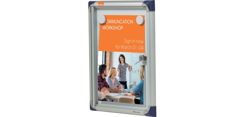 Nobo indoor showcase, for 1 x ft A4 (ft 28 x 37 x 2.2 cm)