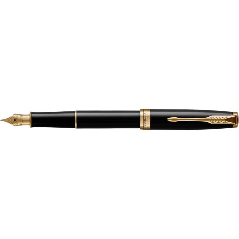 Parker boîte cadeau Sonnet stylo plume + détenteur de cartes, noir GT