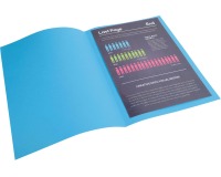 Pack of 10 square cut folders ROCK'S 210 - 24x32cm - Blue