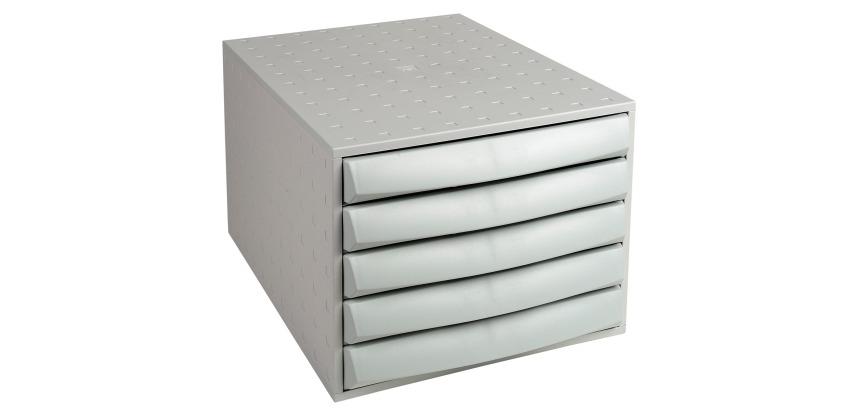 THE BOX fermé - Gris lumière