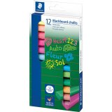 Staedtler craie, boîte de 12 pièces en couleurs assorties