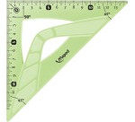 Maped unbreakable set square 21 cm, 45°, assorted colors: blue and green