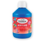 Rainbow acrylic paint, 500 ml bottle, light blue