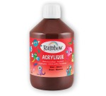 Rainbow acrylic paint, 500 ml bottle, brown