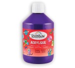 Rainbow acrylic paint, 500 ml bottle, purple