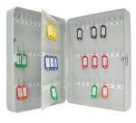 Wedo key cabinet for 110 keys, dimensions 28 x 8 x 37 cm, gray
