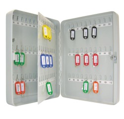 Wedo sleutelkast voor 110 sleutels, ft 28 x 8 x 37 cm, grijs