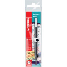 STABILO PALETTE gel roller navulling, 0,4 mm, zwart