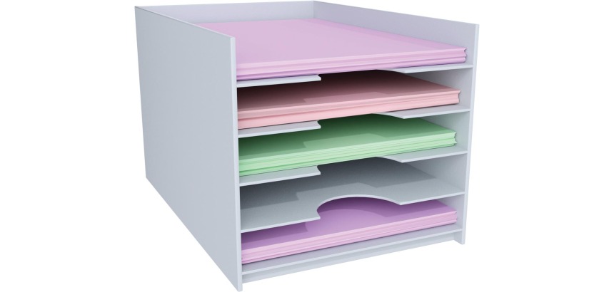 Station de tri Formularbox, 5 compartiments