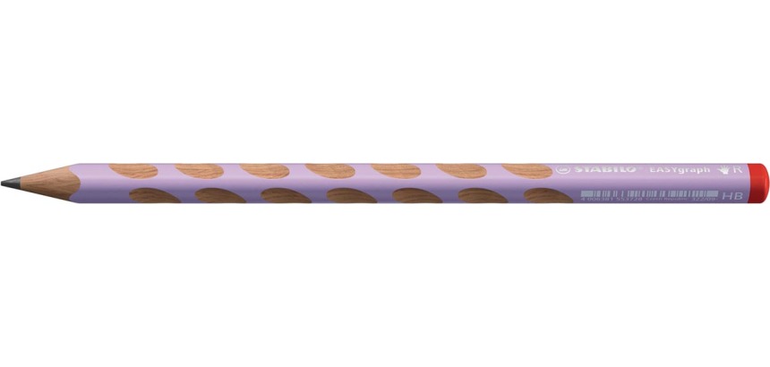 STABILO EASYgraph S Pastel potlood, HB, 3,15 mm, voor rechtshandigen, lila