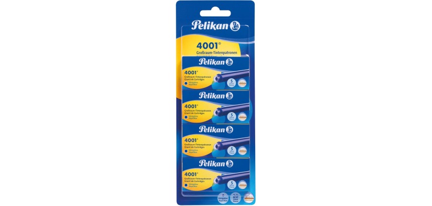 Pelikan 4001 ink cartridges