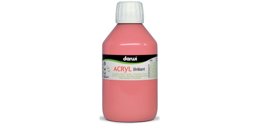 Darwi Acrylique brillante rose