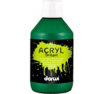 Darwi glossy acrylic paint, 250 ml bottle, dark green