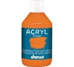 Darwi glänzende Acrylfarbe, Flasche 250 ml, orange