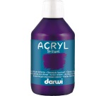Darwi glänzende Acrylfarbe, Flasche 250 ml, Purpur