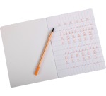 Clairenfantine schrift voor kinderen ft 17 x 22 cm, 16 vel, gelijnd in drie kleuren