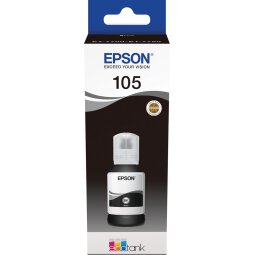 Epson bouteilles d'encre 105, 140 ml, OEM C13T00Q140, noir