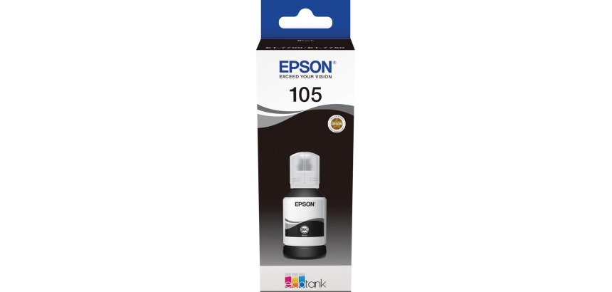 Epson 105 - black - original - ink tank