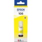 Epson inktfles 106, 70 ml, OEM C13T00Q440, geel