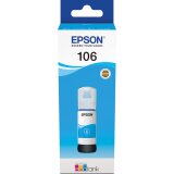 Epson bouteilles d'encre 106, 70 ml, OEM C13T00Q240, cyan