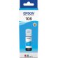 Epson inktfles 106, 70 ml, OEM C13T00Q240, cyaan