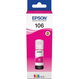 Epson bouteilles d'encre 106, 70 ml, OEM C13T00Q340, magenta