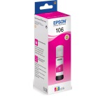 Epson bouteilles d'encre 106, 70 ml, OEM C13T00Q340, magenta