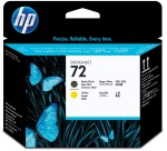 HP 72 - Gelb, mattschwarz - Druckkopf