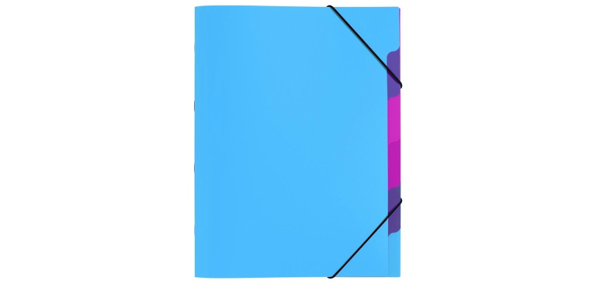 Sortierer 'Funky School', A4, PP, 5 Fächer