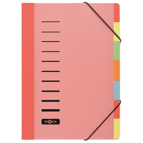 Sorteermap DESKORGANIZER Lucy Colors, 7 vakken