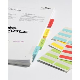 Durable Quick Tab, couleurs assorties, 48 pièces