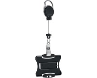 Durable badge avec enrouleur Extra Strong, noir