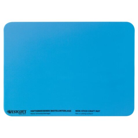 Westcott tapis de bricolage, bleu, ft 22,7 x 30,4 cm